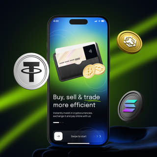 SolaperlaATOM handelsplatform-interface weergegeven op een mobiel apparaat